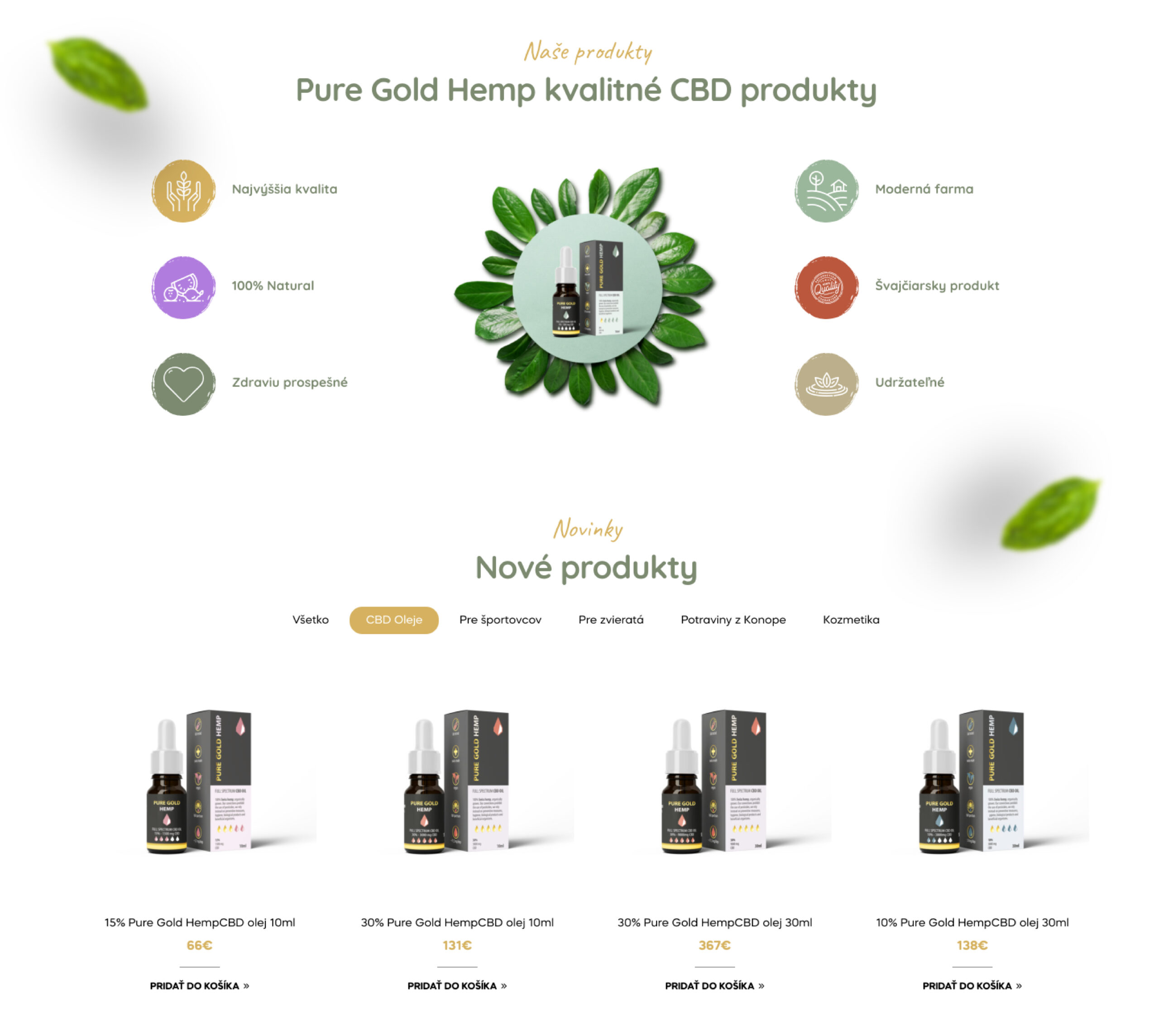 eshop na CBD produkty, webová stránka na mieru, eshop na mieru, webdizajn, UX/UI, SEO optimalizácia pre eshopy