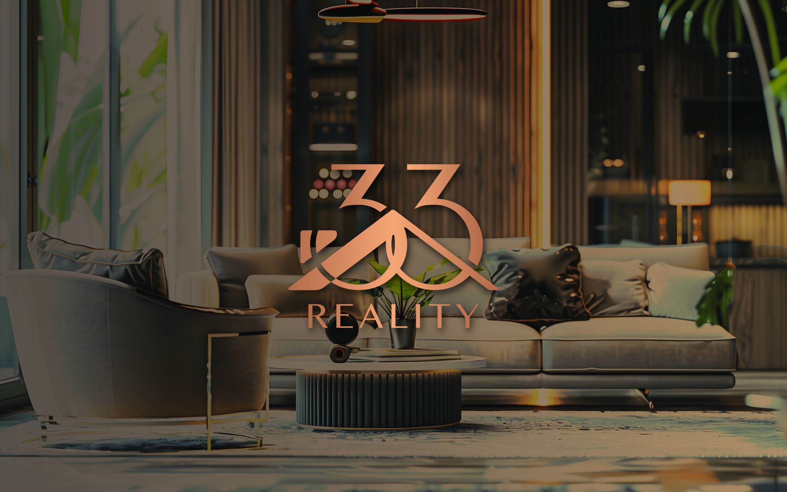 Logo na mieru pre realitnú kanceláriu 33 Reality, logo dizajn, branding, firemná identita, brand manuál, firemný dizajn